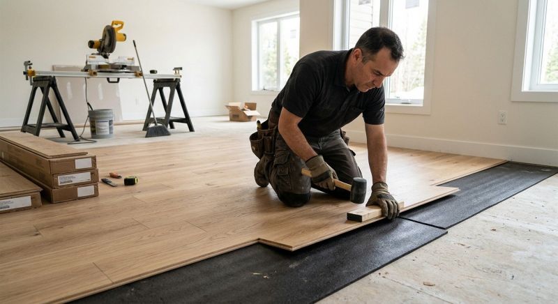 Engineered Wood Installation in Bristol, RI
