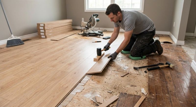 Laminate Floor Installation in Dighton, MA