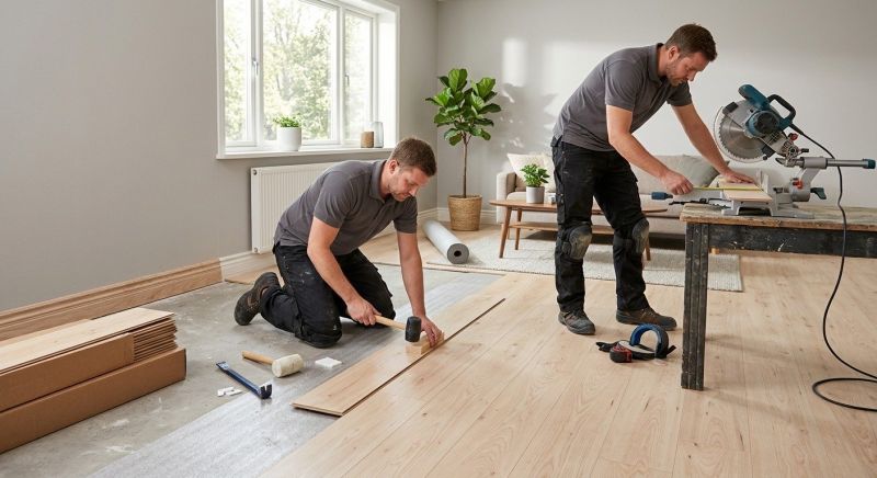Laminate Floor Installation in North Attleboro, MA