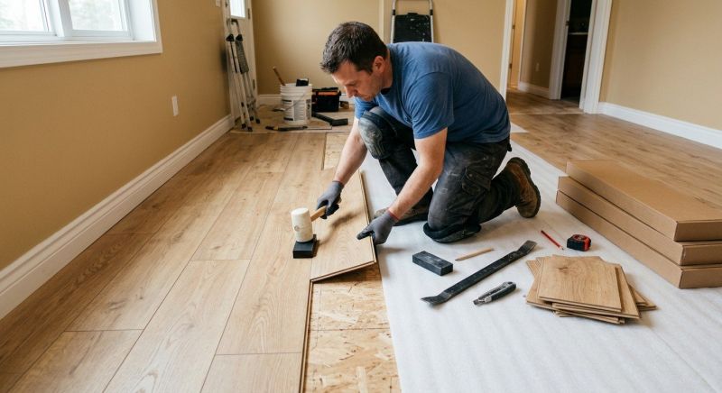 Laminate Floor Installation in Norton, MA