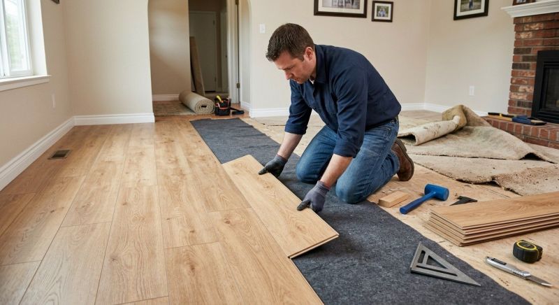 Laminate Floor Remodeling in Bristol, RI