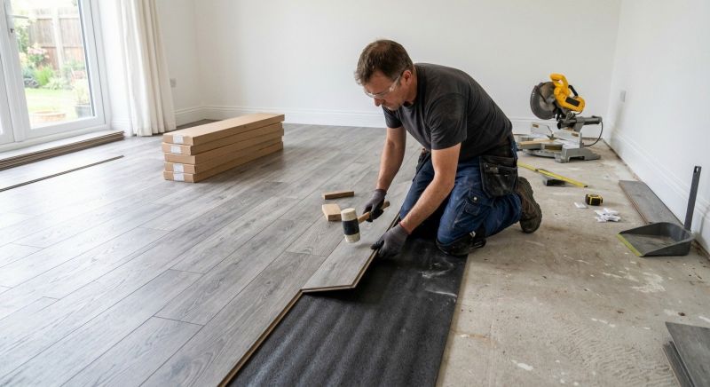 Laminate Floor Replacement in Berkley, MA