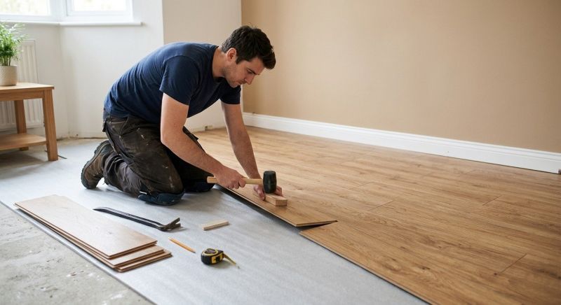 Laminate Floor Replacement in Johnston, RI