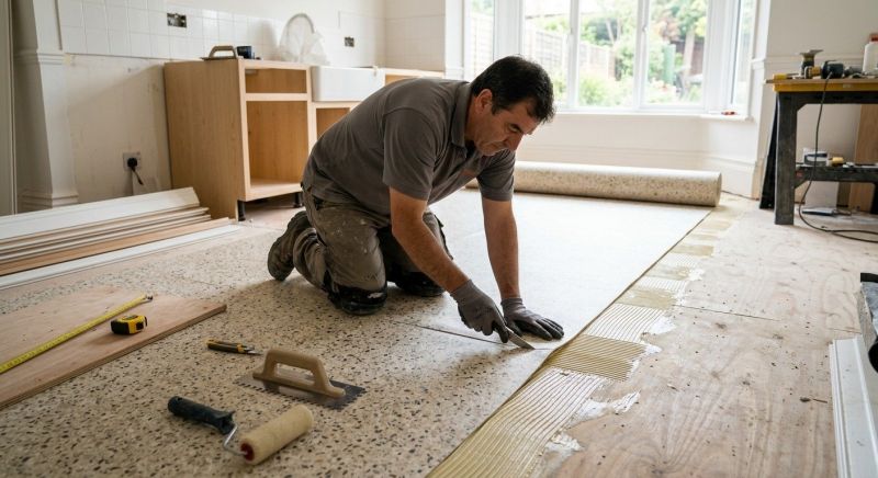Linoleum Floor Installation in East Providence, RI