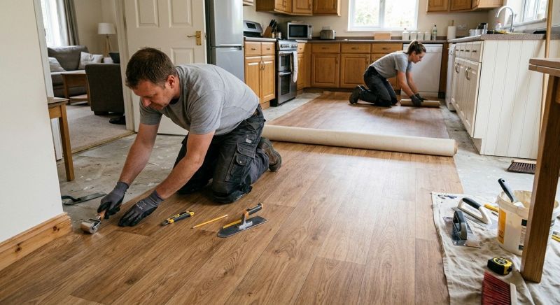 Linoleum Floor Installation in Bristol, RI
