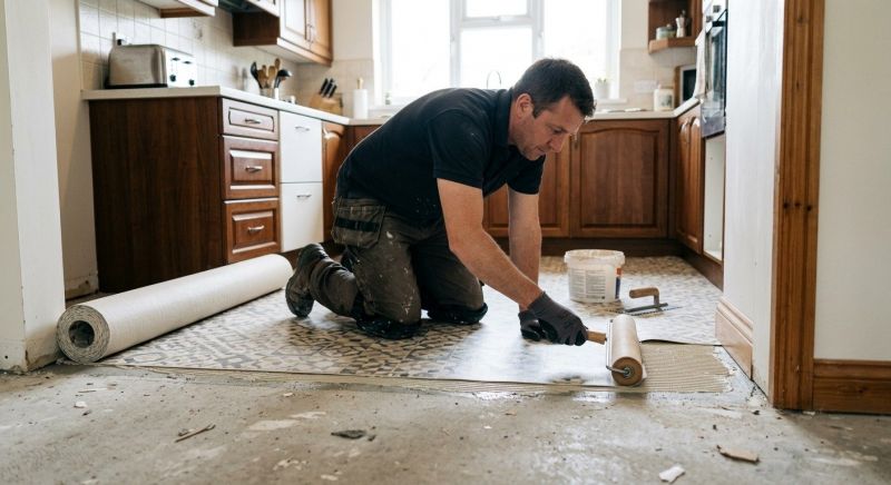 Linoleum Floor Installation in North Scituate, RI