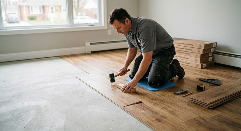 Linoleum Floor Installation in Swansea, MA