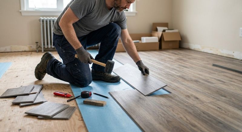 Linoleum Floor Installation in West Greenwich, RI