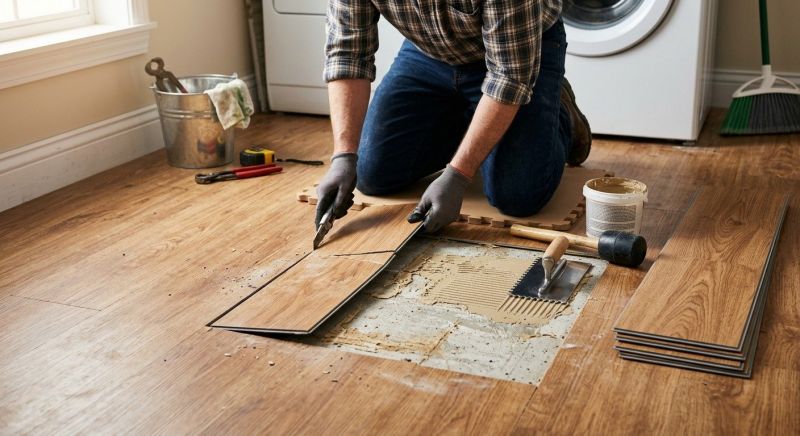 Linoleum Floor Installation in West Greenwich, RI