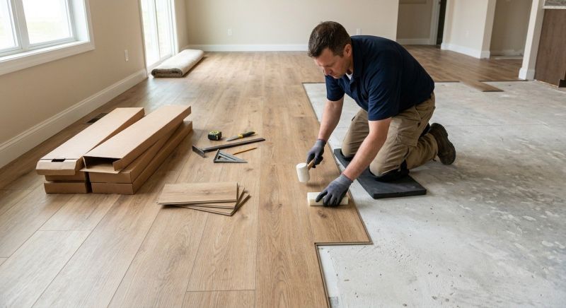Luxury Vinyl Tile Installation in Exeter, RI