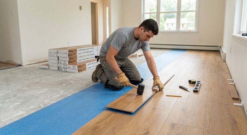 Lvt Flooring Installation in Westport, MA