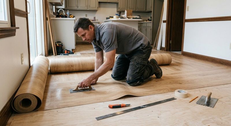 Sheet Flooring Installation in Fall River, MA