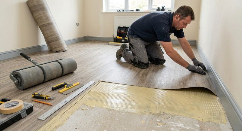 Sheet Flooring Installation in Foster, RI