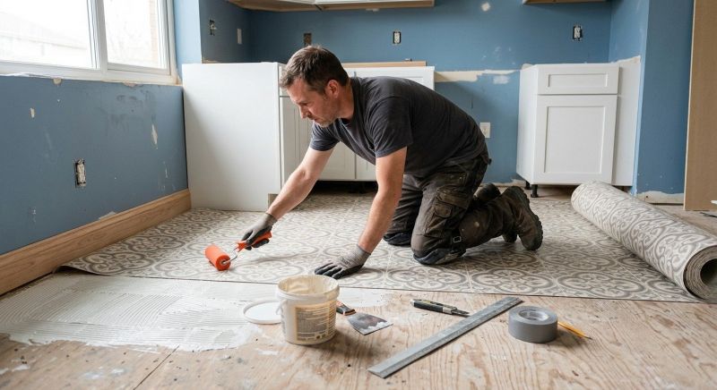 Sheet Vinyl Installation in North Kingstown, RI