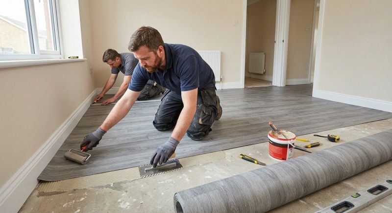 Sheet Vinyl Installation in Plainville, MA