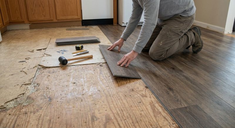 Vinyl Floor Replacement in Bristol, RI