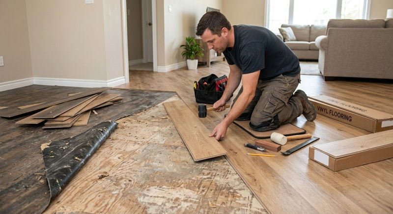 Vinyl Flooring Installation in Bristol, RI