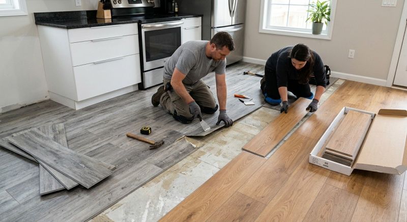 Vinyl Floor Replacement